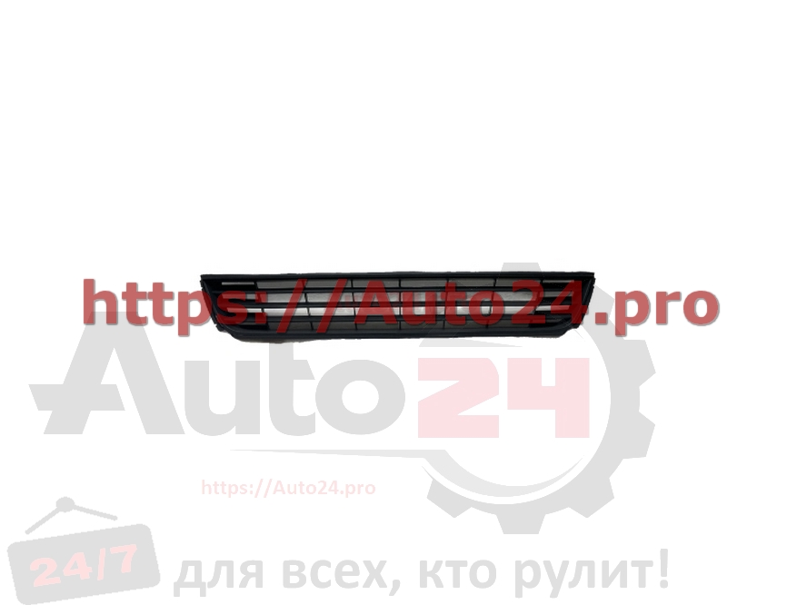 РЕШЕТКА В БАМПЕР ПЕРЕДНИЙ чёрная VOLKSWAGEN POLO 2010- SDN